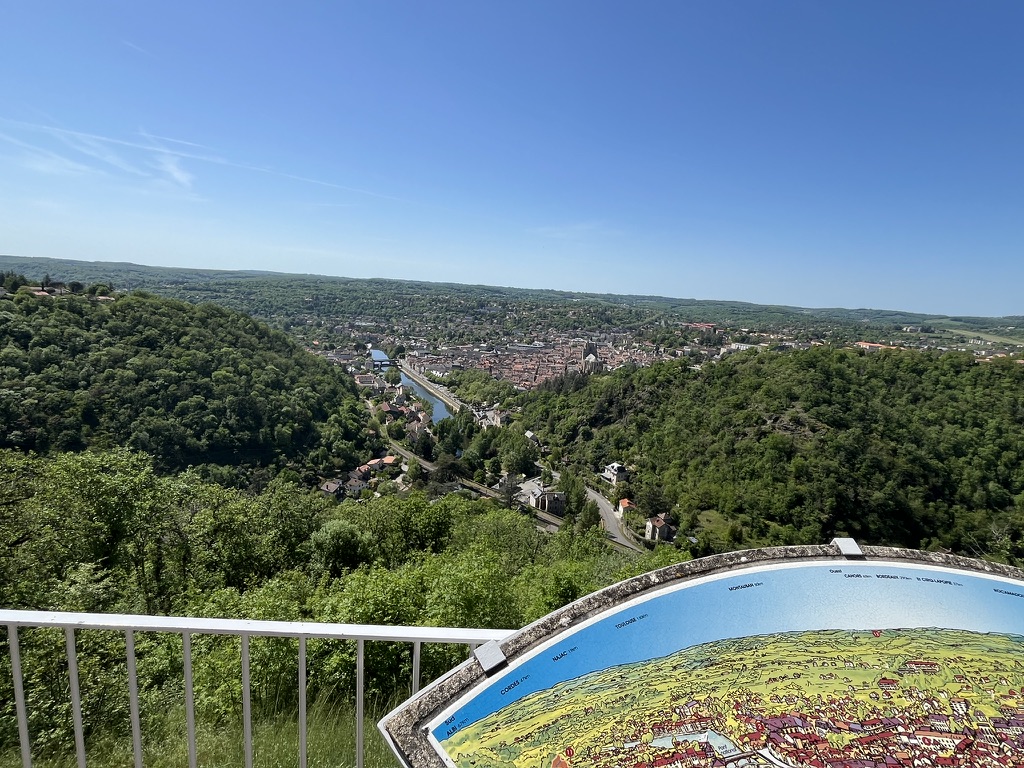Uitzicht over Villefranche vanaf uitkijkpunt de calvaire